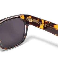 Vintage Frames Bowie XL Brown Tortoise and Clear Acetate